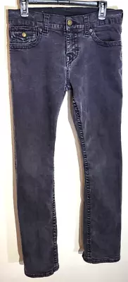True Religion Jeans Mens 30 (30x31) Ricky Straight Flap Pockets Black Denim • $29.99