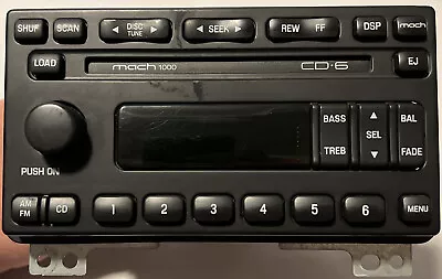 Ford Mustang Mach 1000 Factory 6 CD Player Radio 01 02 03 2R3T-18C815-GB Rare • $275