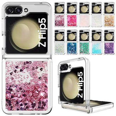 $13.59 • Buy For Samsung Galaxy Z Flip 5 4 3 5G Phone Case Glitter Quicksand Shockproof Cover