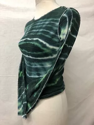 Spanki Green Dyed Rag Top Mall GOTH Y2K Vintage Deadstock XS Vintage • £27.99