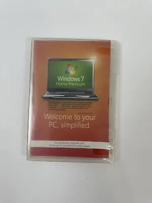 Microsoft Windows 7 Home Premium 64-Bit Software (GFC02050) W/ License Key OEM • $30