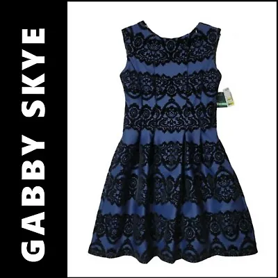 Gabby Skye Women Career Formal Fit & Flare Sleeveless Dress Size 8 Nwt • $29.25