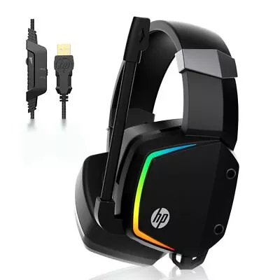 $59 • Buy HP H320GS USB Wired Gaming Headset, Over-Ear Headphones With Microphone