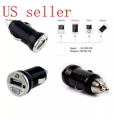 Mini Car Cigarette Lighter To Universal USB Charger IPhone 4 4S 3GS MP3/4 Phones • $7.50