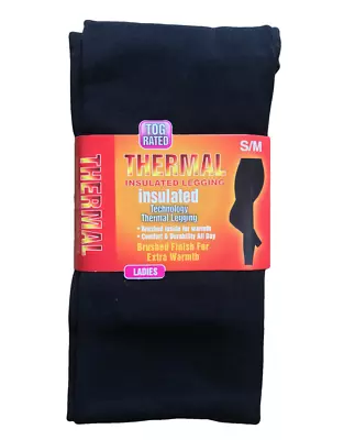£6.99 • Buy Ladies Women Thermal Leggings Fleece Lined Winter Thick Black 4.9 TOG RATED S-XL