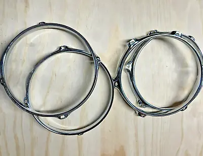 Ludwig Triple Flange Chrome Drum Hoops 2.3mm - Marching Snare And Toms - NOS • $30