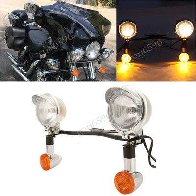 $67.99 • Buy Passing Spot Light Bar Fit For Yamaha V-Star XVS 650 950 1100 1300 XV 1600 1700