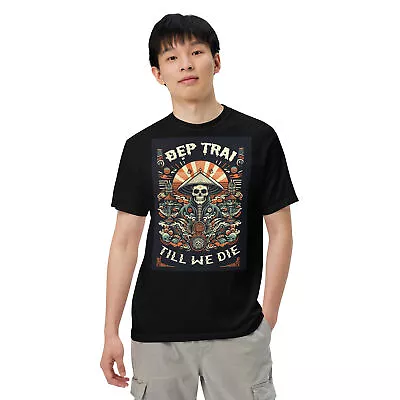 Vietnamese Unisex Garment-dyed Heavyweight T-shirt - VVN Dep Trai Till We Die • $19.99