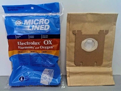 $5.49 • Buy Electrolux Canister Oxygen - Harmony - Ergospace Vacuum  Bags 4 Pack OX Style S