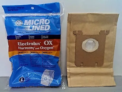 Electrolux Canister Oxygen - Harmony - Ergospace Vacuum  Bags 4 Pack OX Style S • $6.95