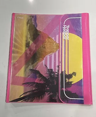 Trapper Keeper Binder Retro Mead Retro 80s Sunset Pink • $20
