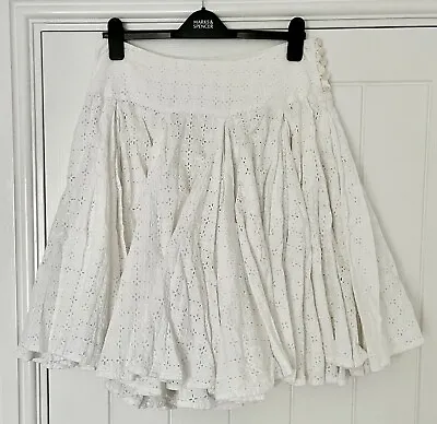 Vintage Rare All Saints White Broderie Anglaise Tutu Rar Rar Skirt - Medium • $62.26