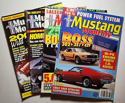 Mustang Monthly Magazine Lot 4 Years 1993 1994 2003 2005 • $30