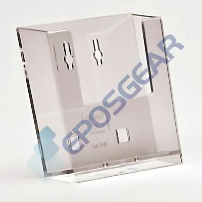£8.06 • Buy A4 A5 Wall Mount Leaflet Menu Brochure Holder Display Dispenser