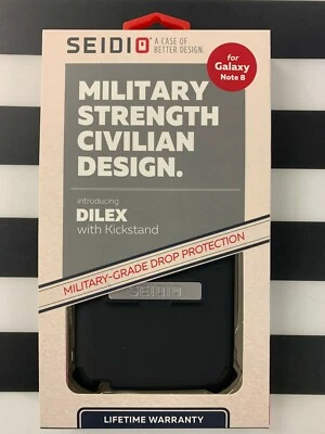 $20.99 • Buy SEIDIO DILEX With Kickstand - Samsung Galaxy NOTE 8 BLACK *N*E*W*