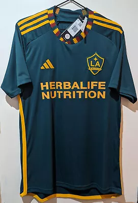 LA Galaxy 23-24 Away Football Shirt Jersey BNWT Medium Adidas • £50