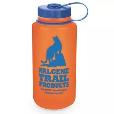 Nalgene Wide Mouth Ultralite HDPE 1L Water Bottle [Colour:Retro Orange] • $24.30