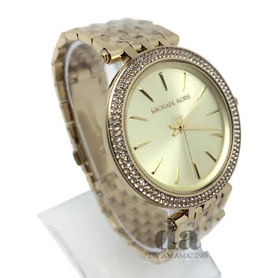 Michael Kors MK3191 Darci Gold-Tone Stainless Steel Bracelet 39mm Women's Watch • $93.80