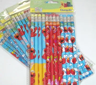 Elmo Sesame St Wooden Pencil Boys & Girls Birthday School Party Favor Bag Filler • $6.99