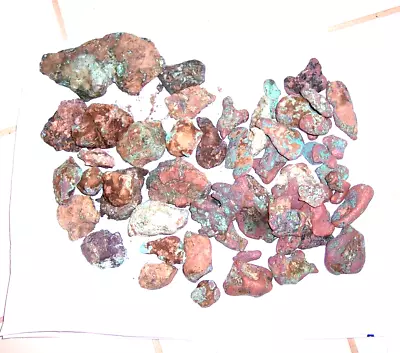 1/2 Lb. Native Float Copper Nuggets From Michigan's  Copper Country ! • $24.95