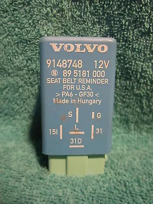 SHIPS SAME DAY! Volvo 9148748 Seat Belt Reminder Relay   850 C70 S40 S70 V40 V70 • $24.99