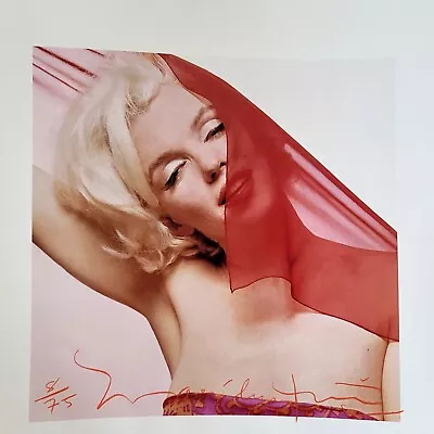 Marilyn Monroe Original Limited Edition Fine Art Print With Red Scarf 1962 • $1000