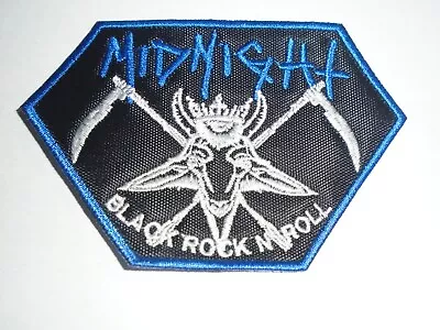 Midnight Black/speed Metal Embroidered Patch • $6.29