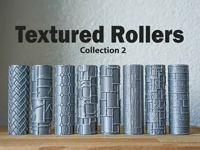 Textured Rollers Collection 2 Clay/Foams D&D Terrain Warhammer DnD Wargaming • $5.99