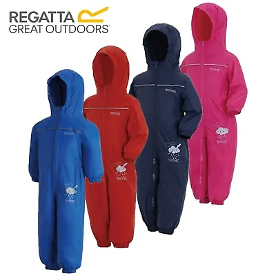 £11.99 • Buy Regatta Puddle Paddle Kids Boys Girls Waterproof All In One Rain Suit RRP £35