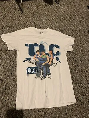 TLC 1992 White/Multicolored Graphic T-Shirt Size Large • $9