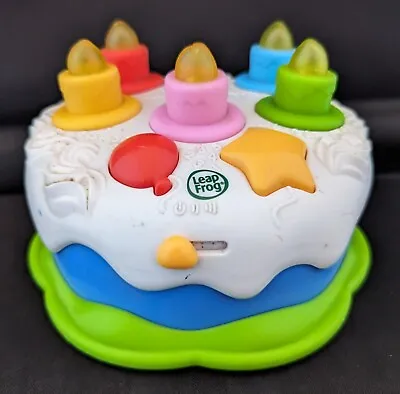 LEAPFROG COUNTING CANDLES BIRTHDAY CAKE. Music & Lights! FREE SHIPPING!        • $19.99