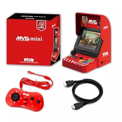  SNK MVS Mini Arcade And Red Controller [Included HDMI Cable] 45 Pre-Loaded  • $148.09