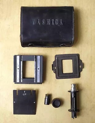 Yashica 635 TLR Camera 35mm Film Adapter Complete Kit W/ Case Free Shipping • $198.68