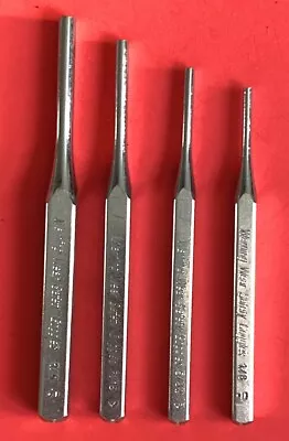 Vintage NEW =Craftsman= 4Pc. Pin Punch Set Made In USA • $7.05