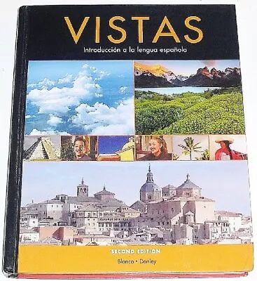 Vistas - Introduccion A La Lengua Espanola - Blanco Jose A. - Hardcover - G... • $5.24