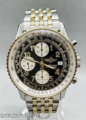 Breitling Navitimer D13022 Vintage Steel Gold 41mm Automatic Watch • $3900