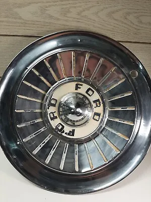 Vintage OEM 1957 Ford Fairlane 14  Hubcap Thunderbird • $15