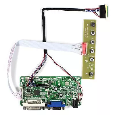 VGA DVI LCD Controller Board For 10.1inch 1024X600 N101L6 BT101IW03 LCD Screen • $22.68