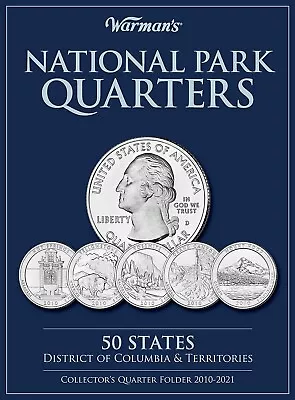 50 Park Quarters Album Territories Collector Coin Folder Collecting Binder Book • $6.99