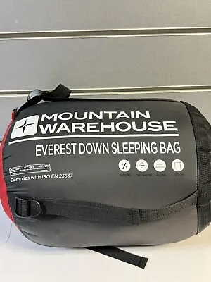 Mountain Warehouse Extreme Everest Down Sleeping Bag | BRAND NEW • £60