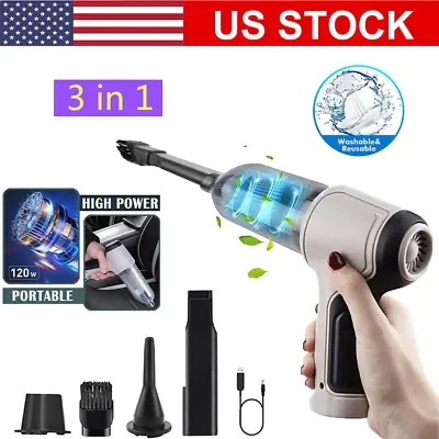 $21.49 • Buy Cordless Handheld Vacuum Cleaner Portable Car Auto Wireless High Power 120W US