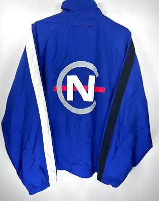 Y2K Nautica Jacket Spell Out Logo Vintage Windbreaker Mens XL • $19