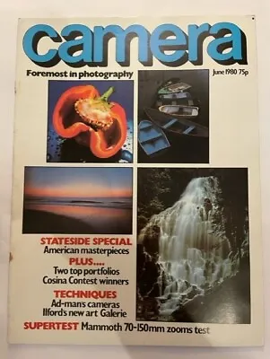 Camera - June 1980 - American Masterpieces - Ad~mans Camera's - Ilford Galerie • £6.49