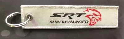 SRT Supercharged Street Racing Technology Key Chain Keychain 5  X 1  Dodge Mopar • $10