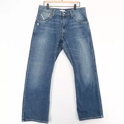 Levis SilverTab True Boot Cut Jeans Mens 34x32 Blue 100% Cotton • $39.99