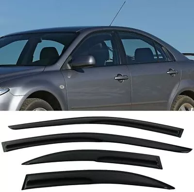 Window Visor Door Vent Sun Deflector Rain Guard For Mazda 6 2003 04 05 06 07 08 • $55.49