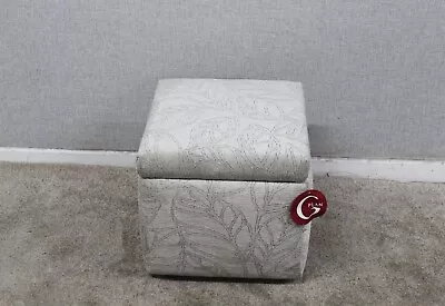 (010) G Plan Ronda Ice Fabric Ottoman Storage Footstool • £120