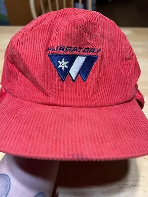 VTG Purgatory Colorado Red Corduroy Ski Cap Bump Bonnets By Universal • $22.99