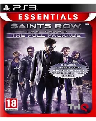 Saints Row The Third - The Full Package [Essentials] (PAL) [DISC ONLY] (PS3) • $4.65