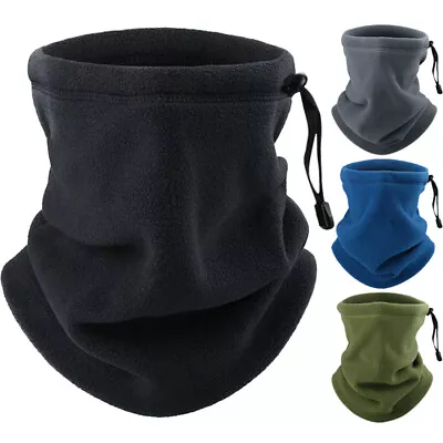 Winter Neck Warmer Gaiter Bandana Fleece Windproof Face Mask Cold Weather Scarf • $7.83